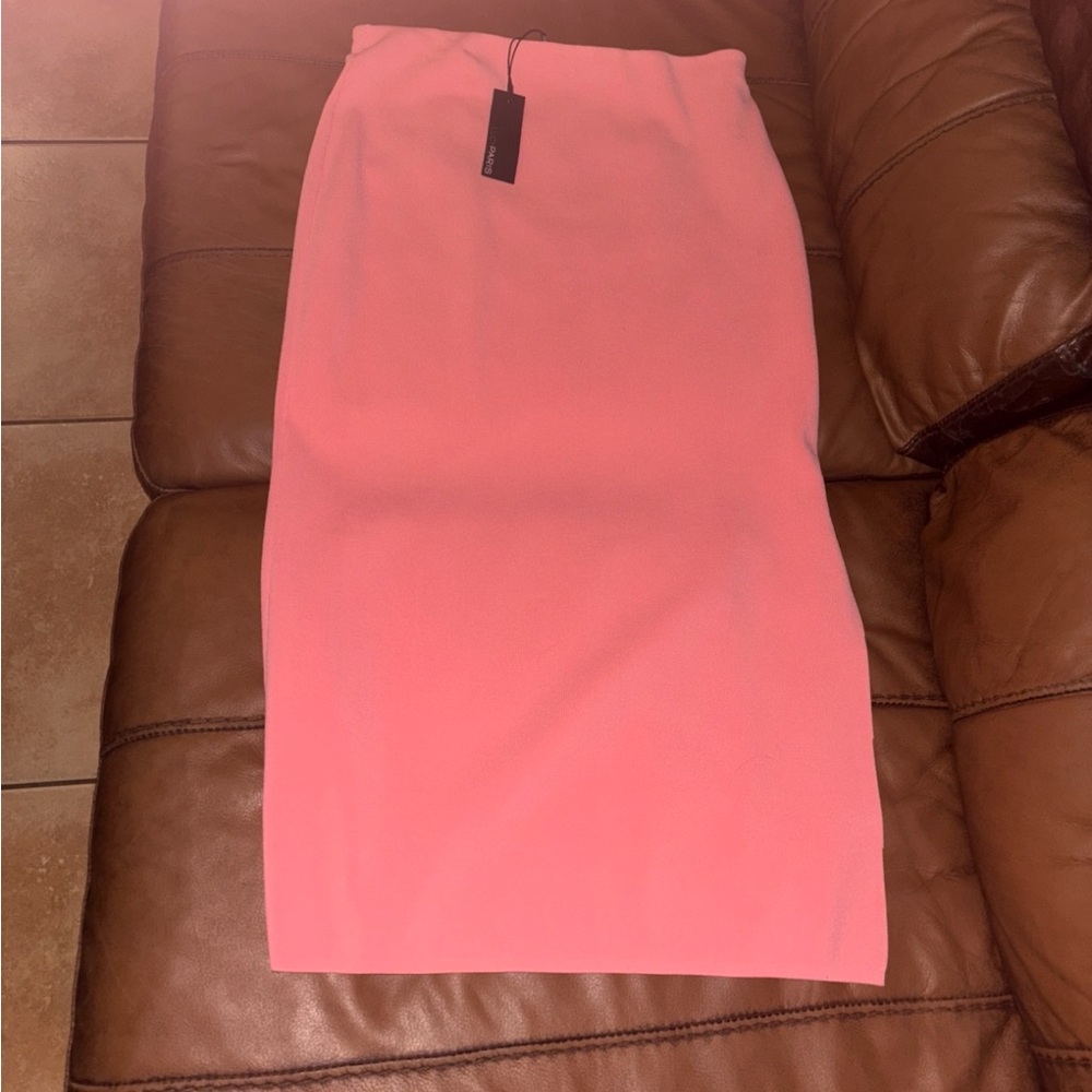 Lucy Paris Coral Pencil Skirt